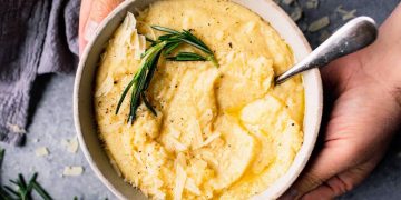 Krémová polenta s parmezánom