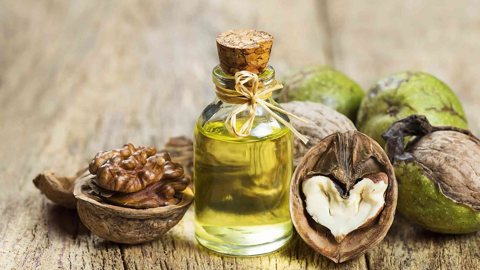Olej z vlašských orechov s vysokým obsahom omega-6.