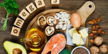 Omega-3 esenciálne, nenasýtené mastné kyseliny.